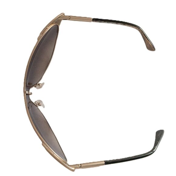 Tom Ford Vanda Oversized Sunglasses UV Cat Eye Nude Gold Vacation Summer - Picture 8 of 16